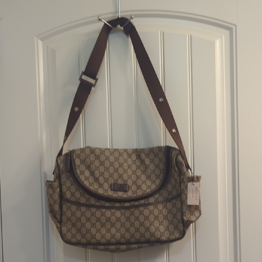 Brown Patterned Bag